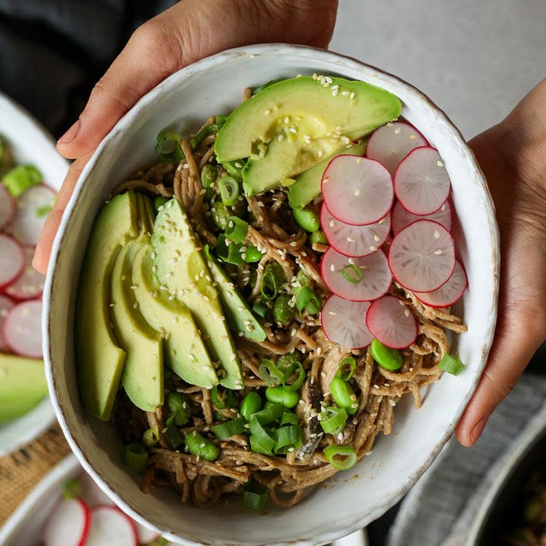 Miso Sesame Soba Noodles