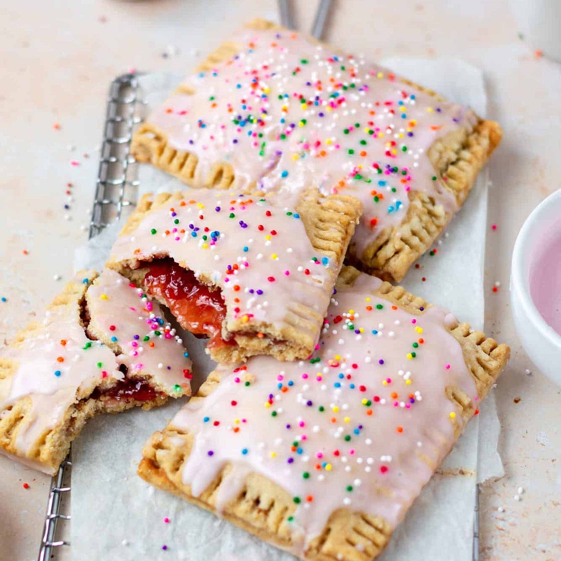 Raspberry Funfetti Pop Tarts
