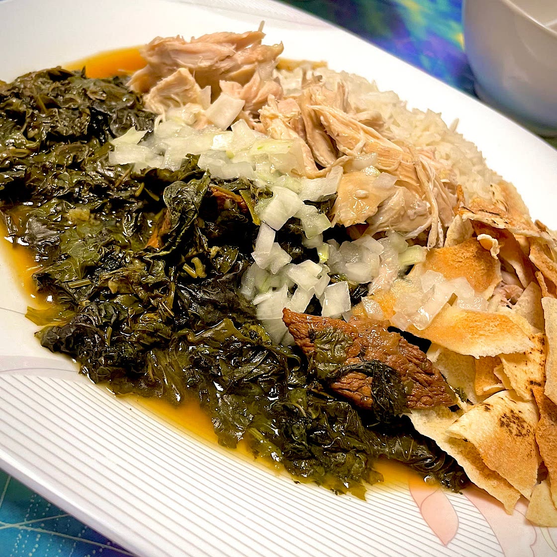 Authentic Lebanese Mlukhiyeh (Jute Mallow)