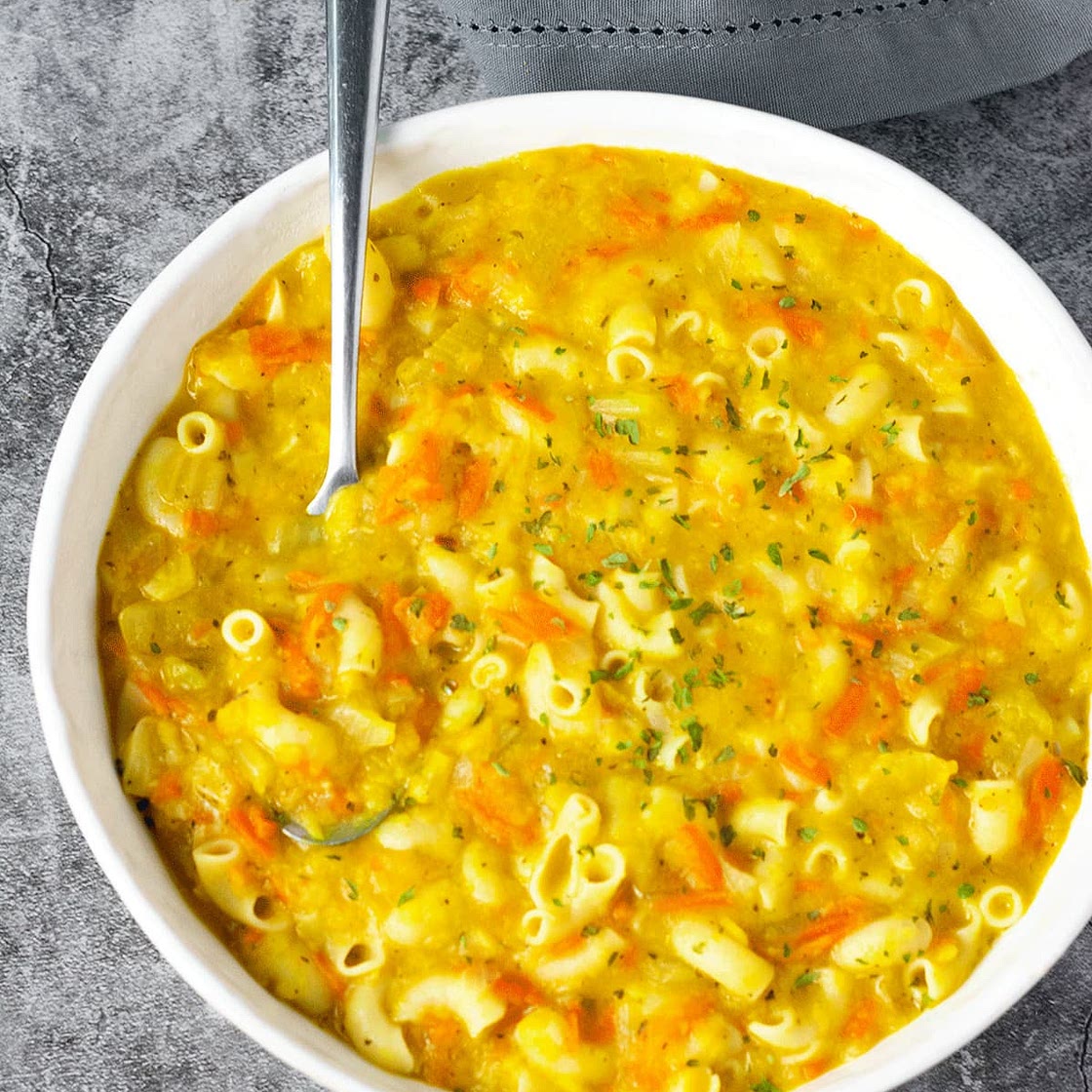 Instant Pot Vegan Red Lentil Soup