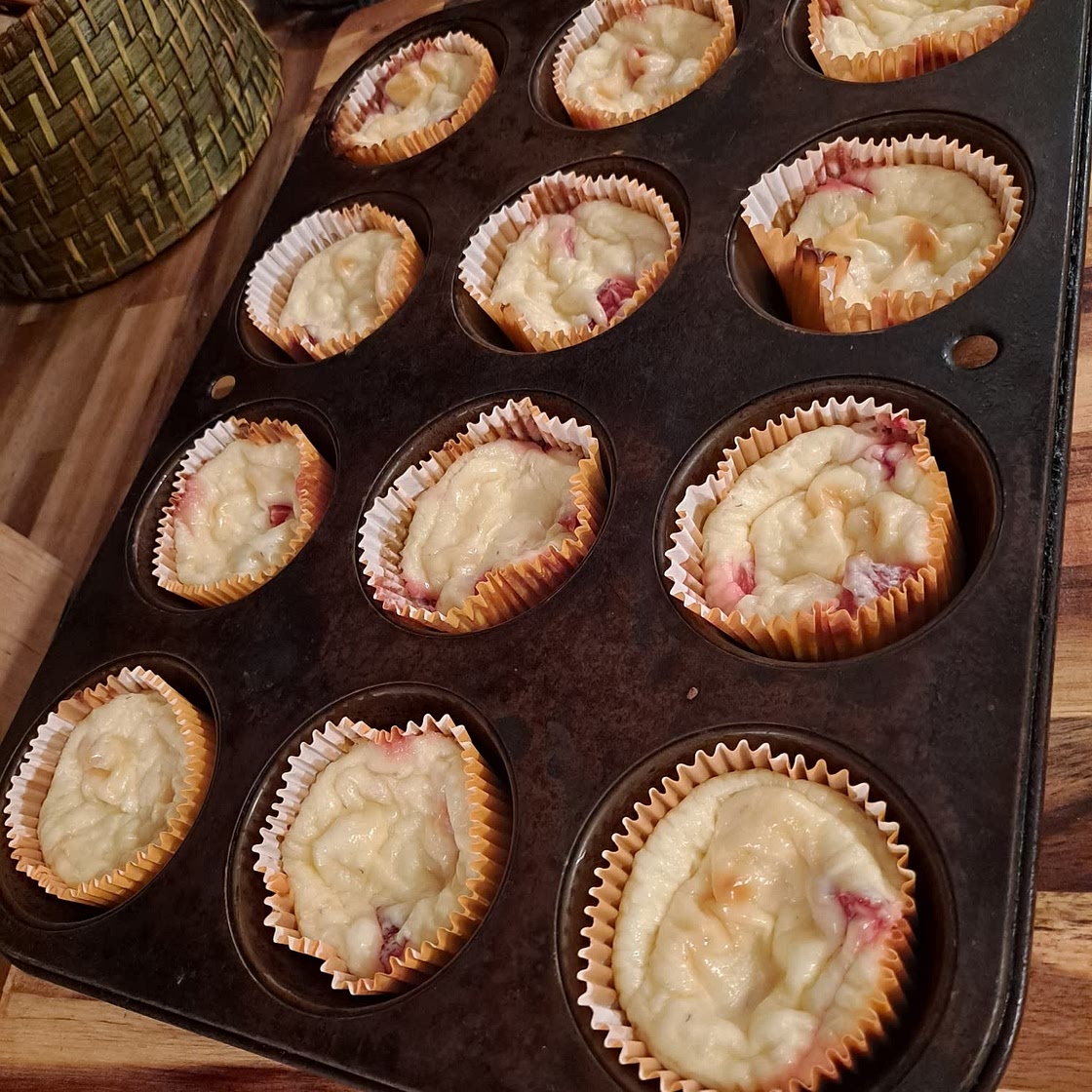 Blueberry Cheese Muffins