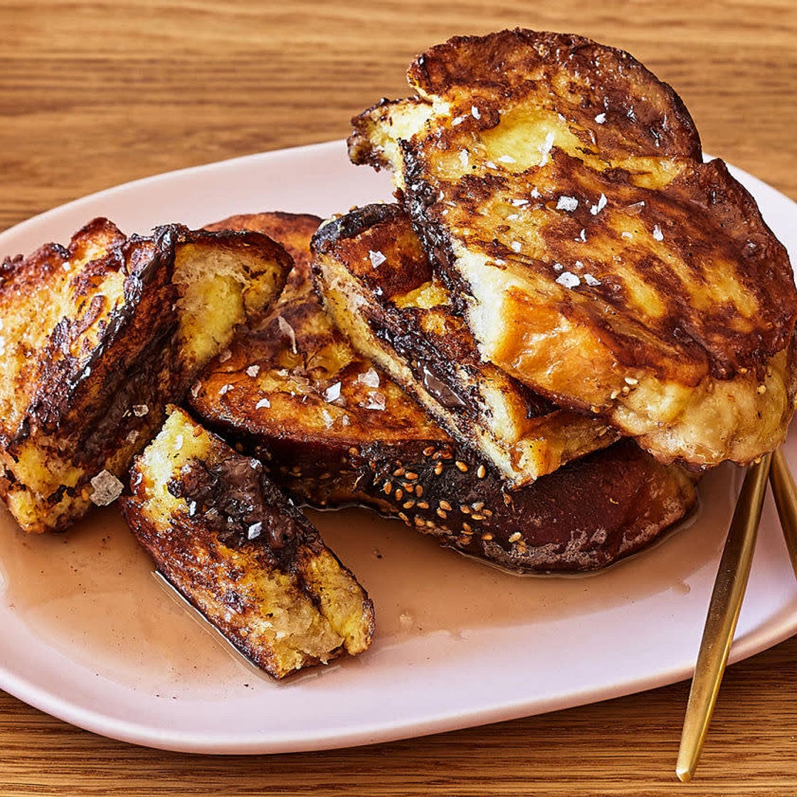 Creamy Chocolate French toast