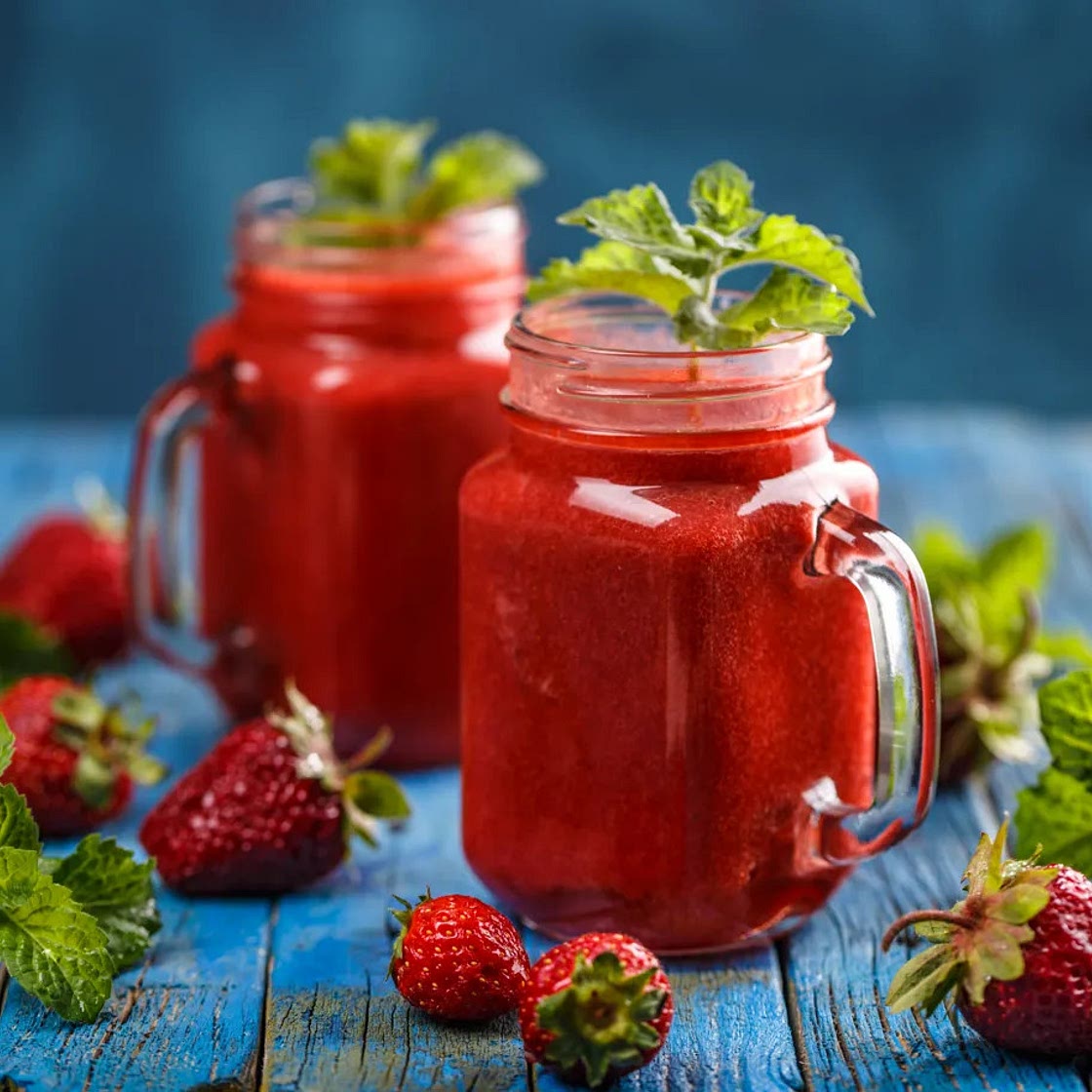 Strawberry Mint Smoothie