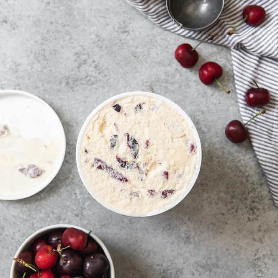 Cherry Vanilla Ice Cream