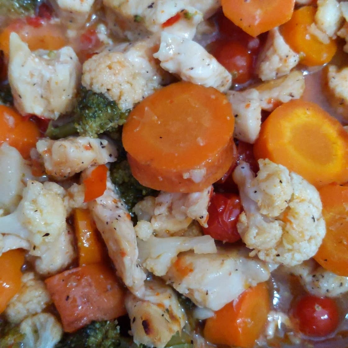 Sweet Chili Roasted Chicken and Vegetables