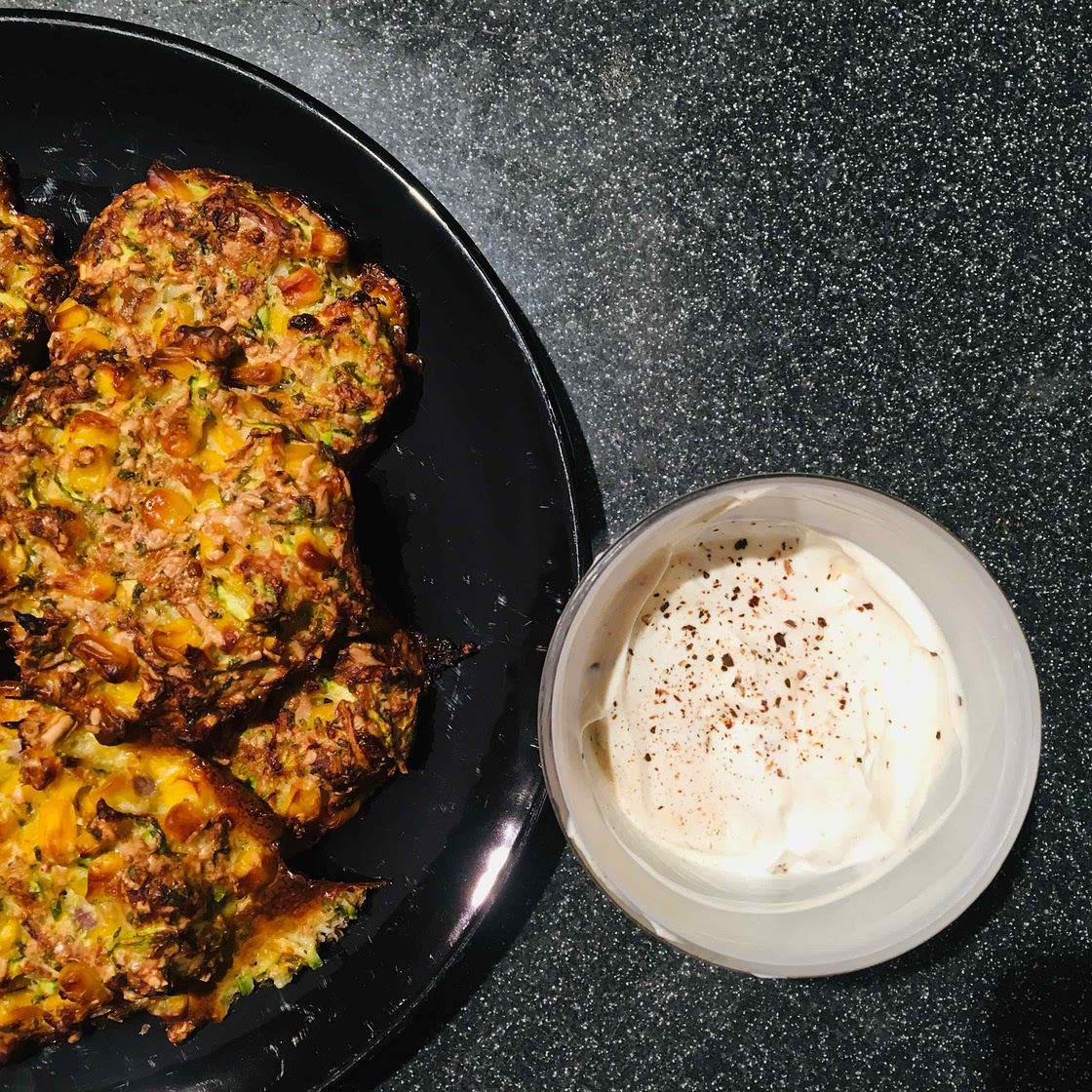 Zucchini Corn Fritters