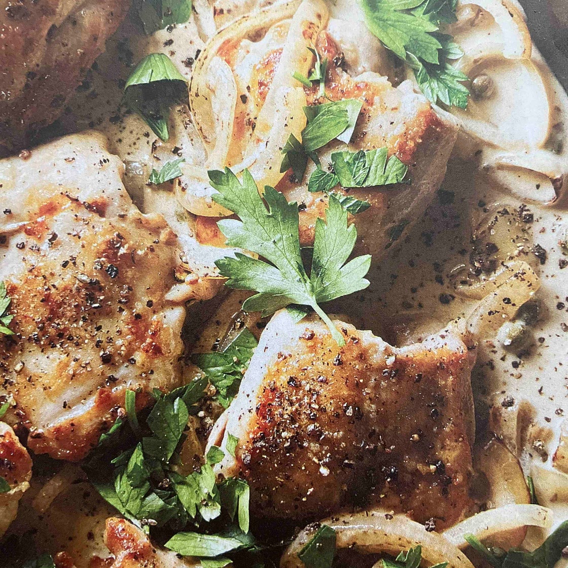 Creamy mustard chicken