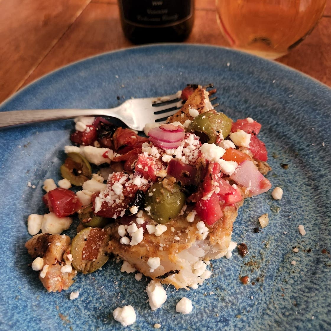 Mediterranean Baked Cod