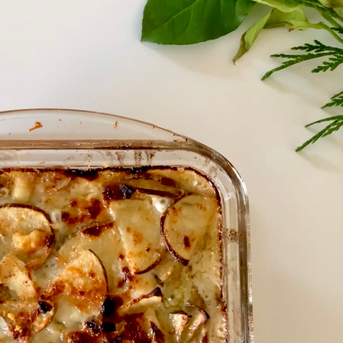 Gorgonzola Scalloped Potatoes