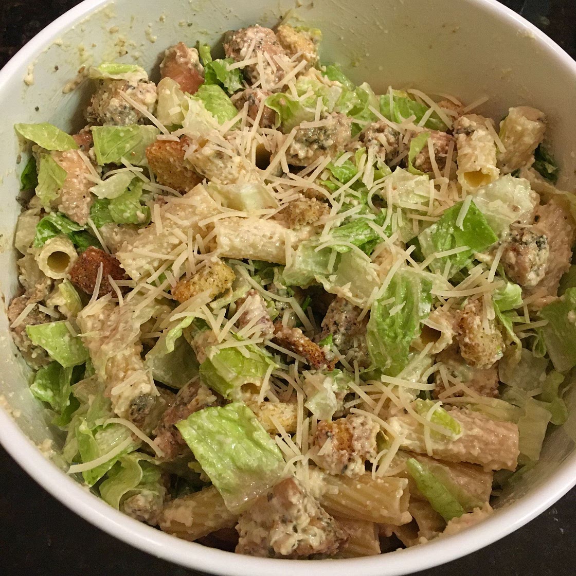 Chicken Caesar Pasta Salad