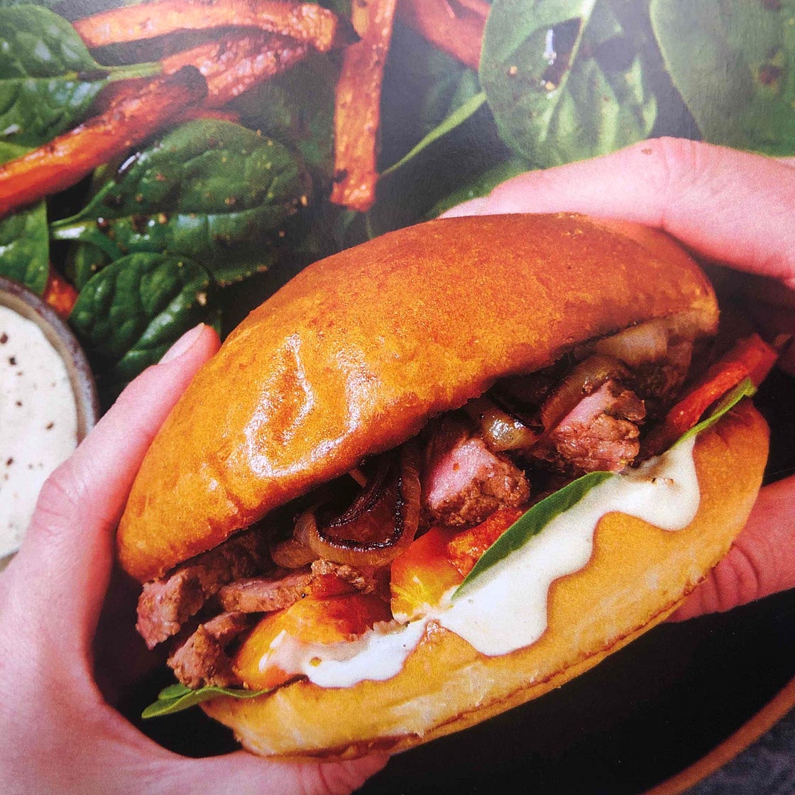 Chimmichurri steak burger
