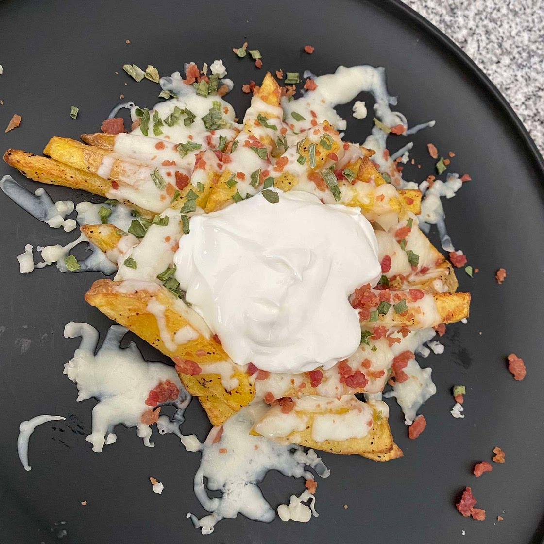 Mozzarella-bacon Fries