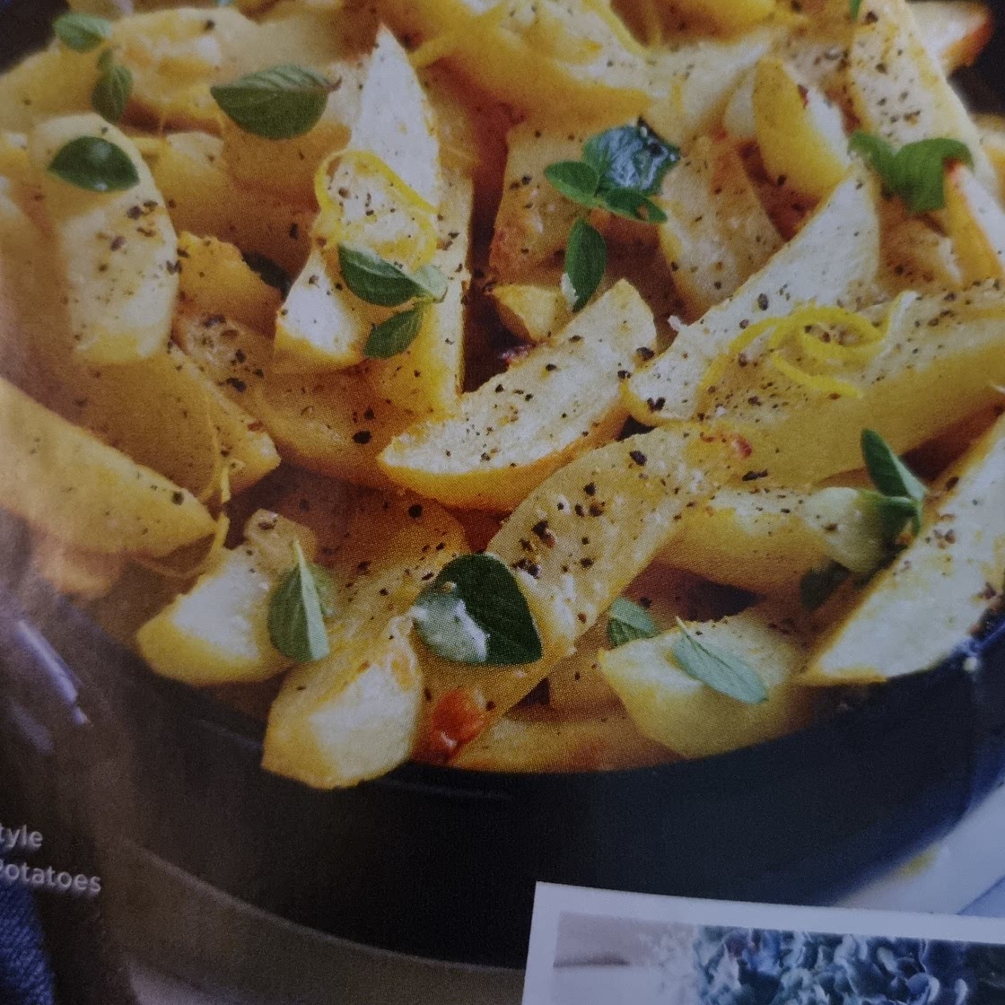 Greek style lemon potatoea