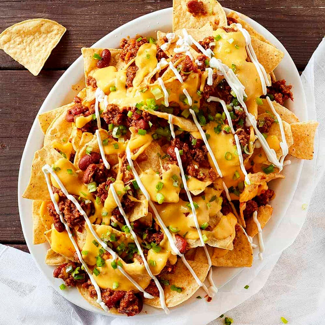 Soft Cheese Nachos