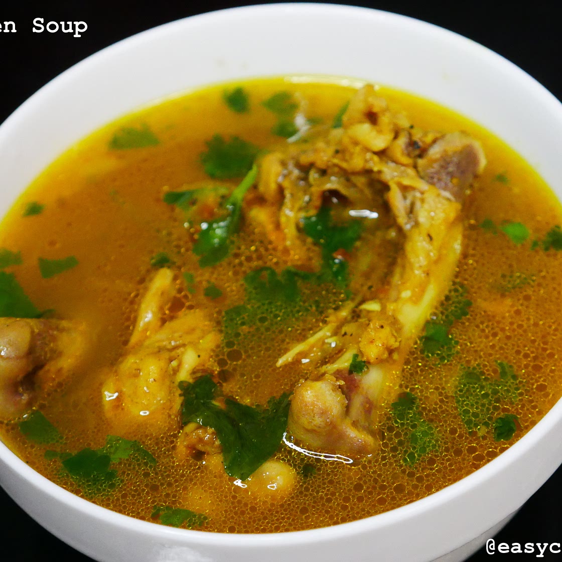 Indian Style Chicken Soup Recipe | Healthy Chicken Soup Recipe for Cold and Cough