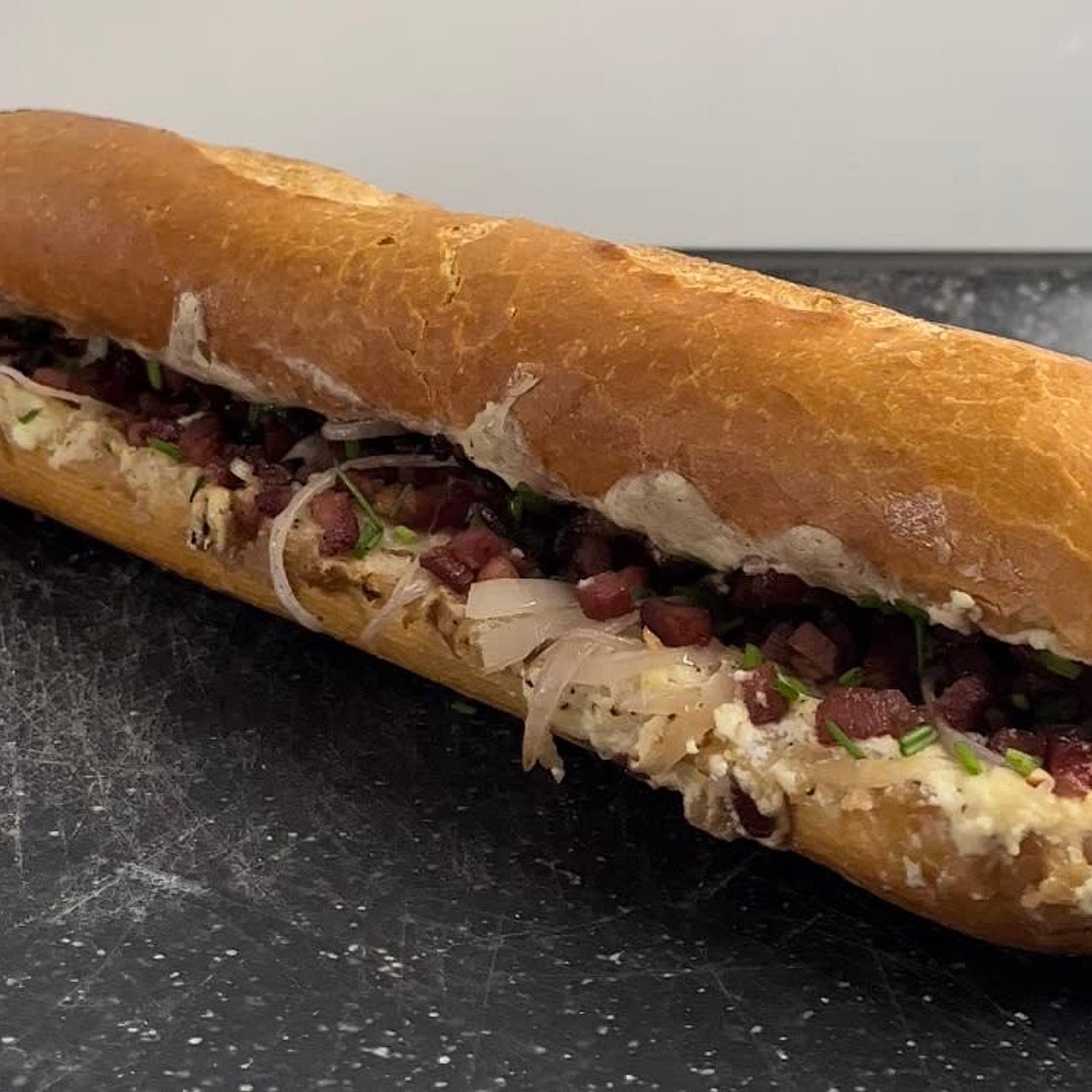 Tarte flambée sandwich