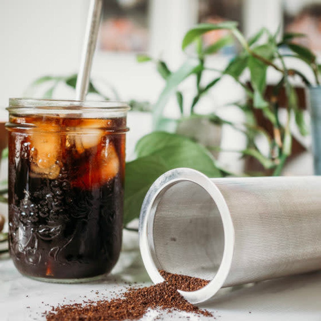 Wide Mouth 32oz Mason Jar Cold Brew