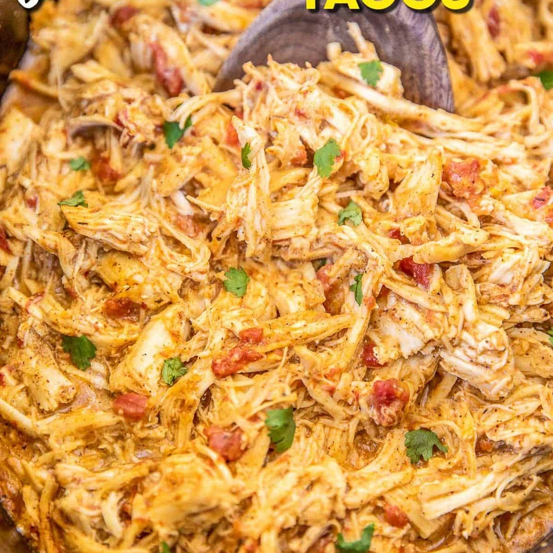 Slow cooker chicken tacos