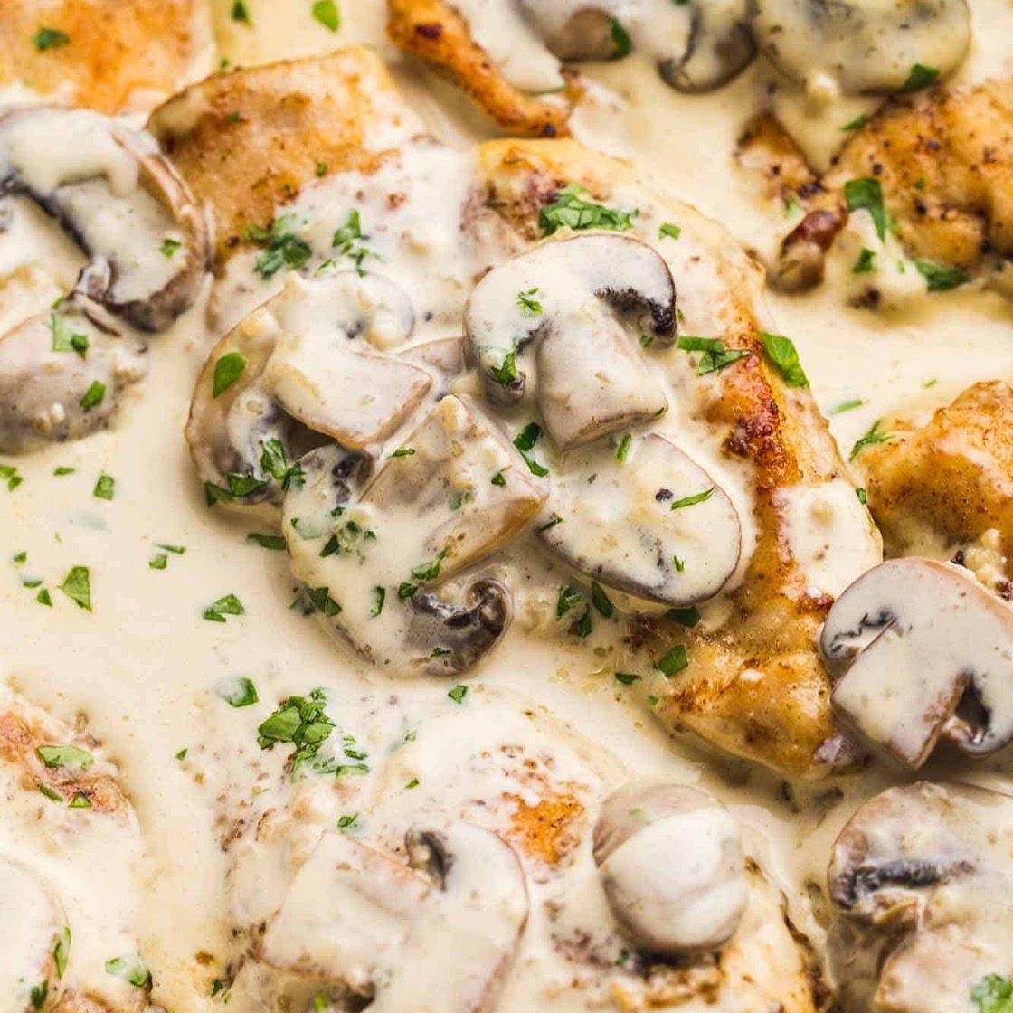 Chicken and mushroom