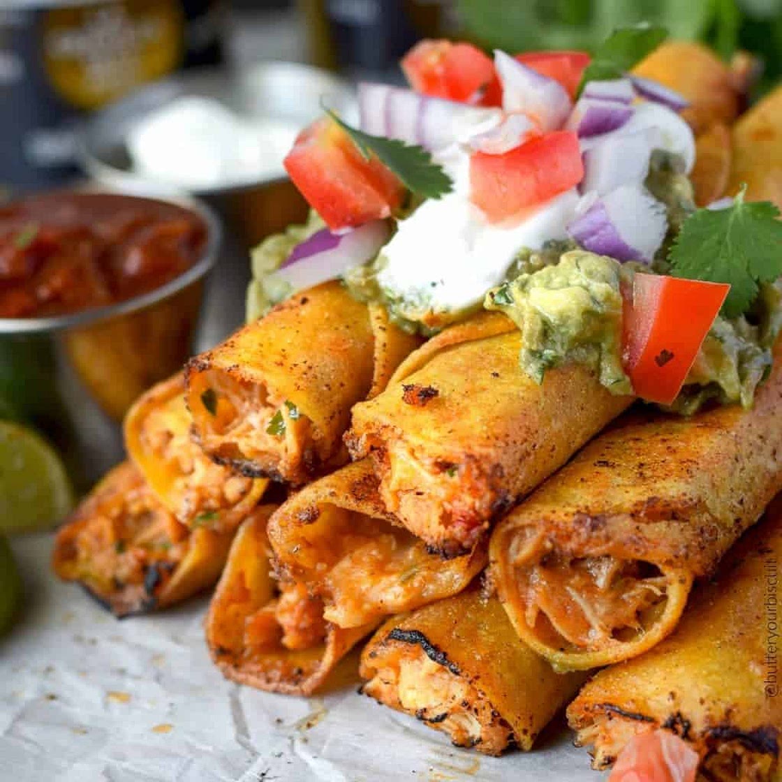 Chicken and Pepper Jack Taquitos
