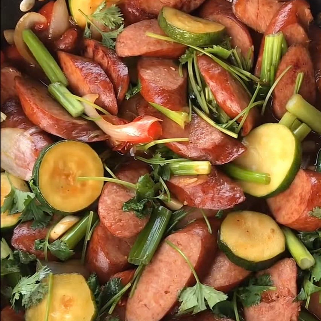 Kielbasa stir fry