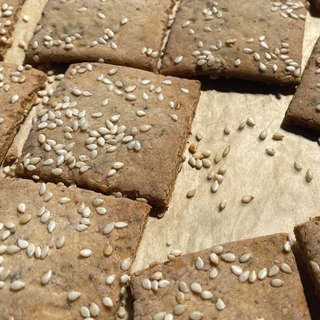 Sesame Thyme Crackers