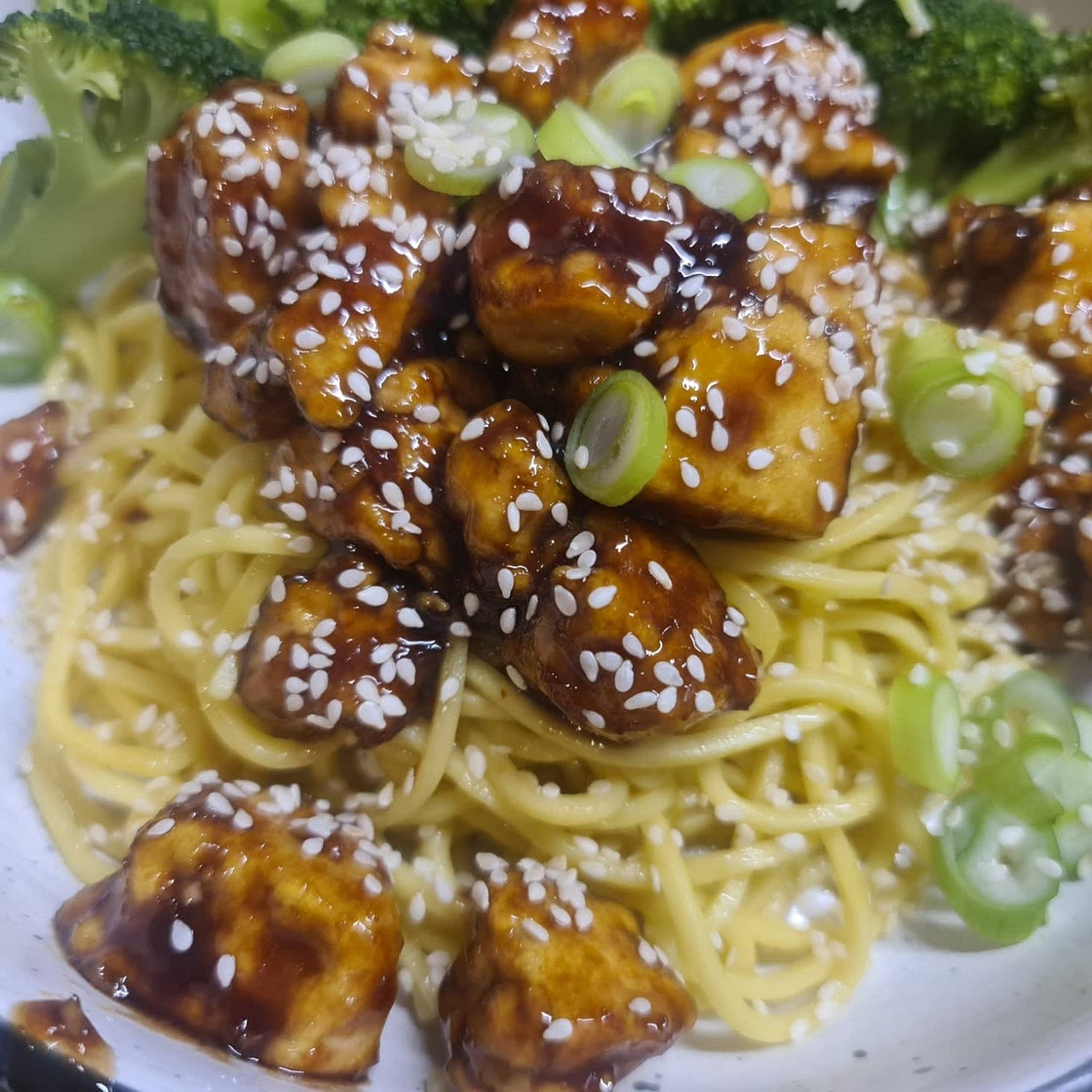 Easy Sticky Teriyaki Tofu
