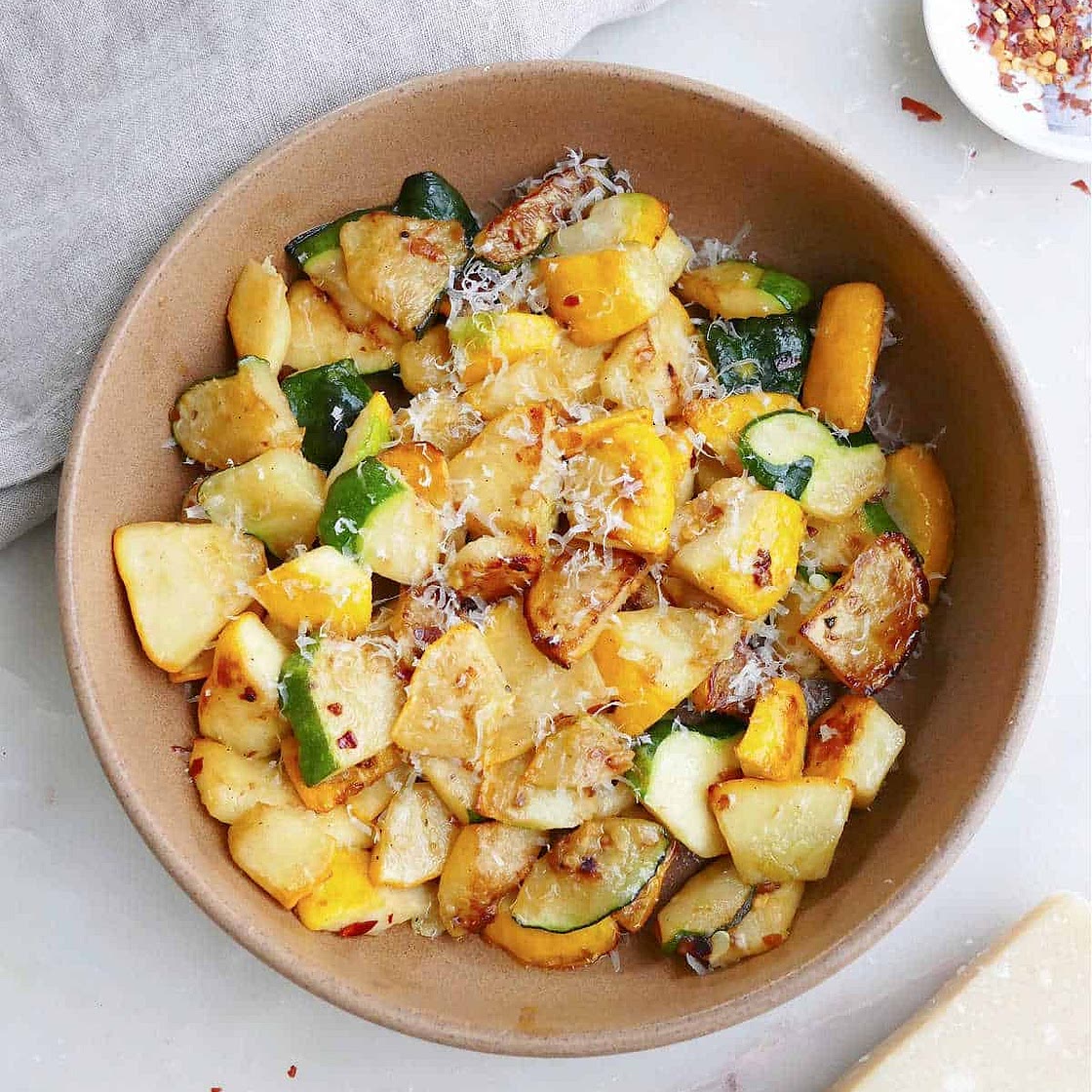 Sautéed Patty Pan Squash