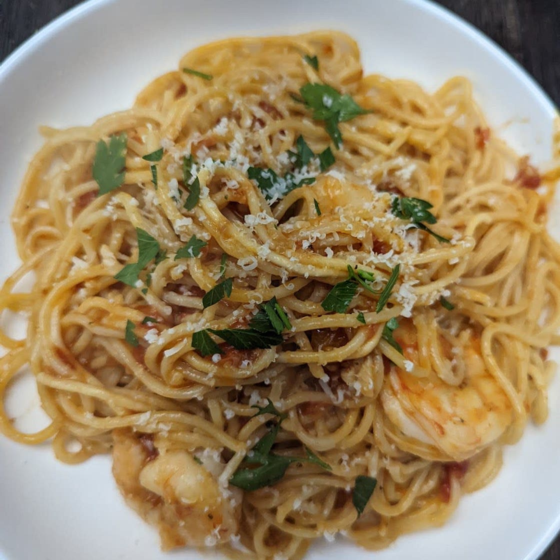 Spicy Shrimp Pasta 2.0