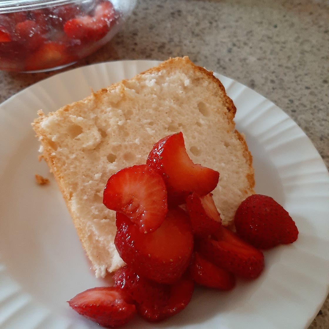 Gluten Free/Sugar Free Angel Cake