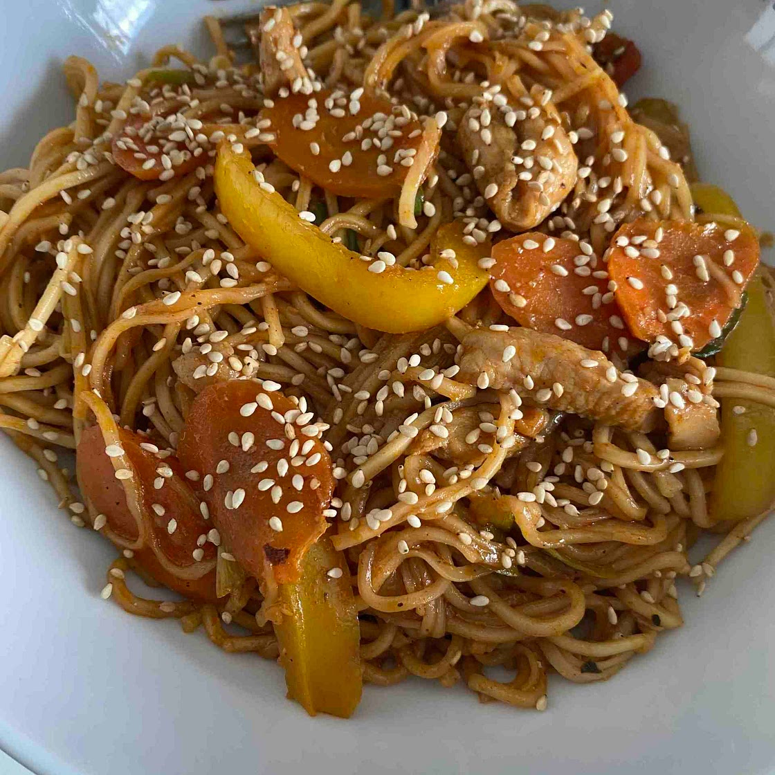 Spicy Noodle Stir Fry