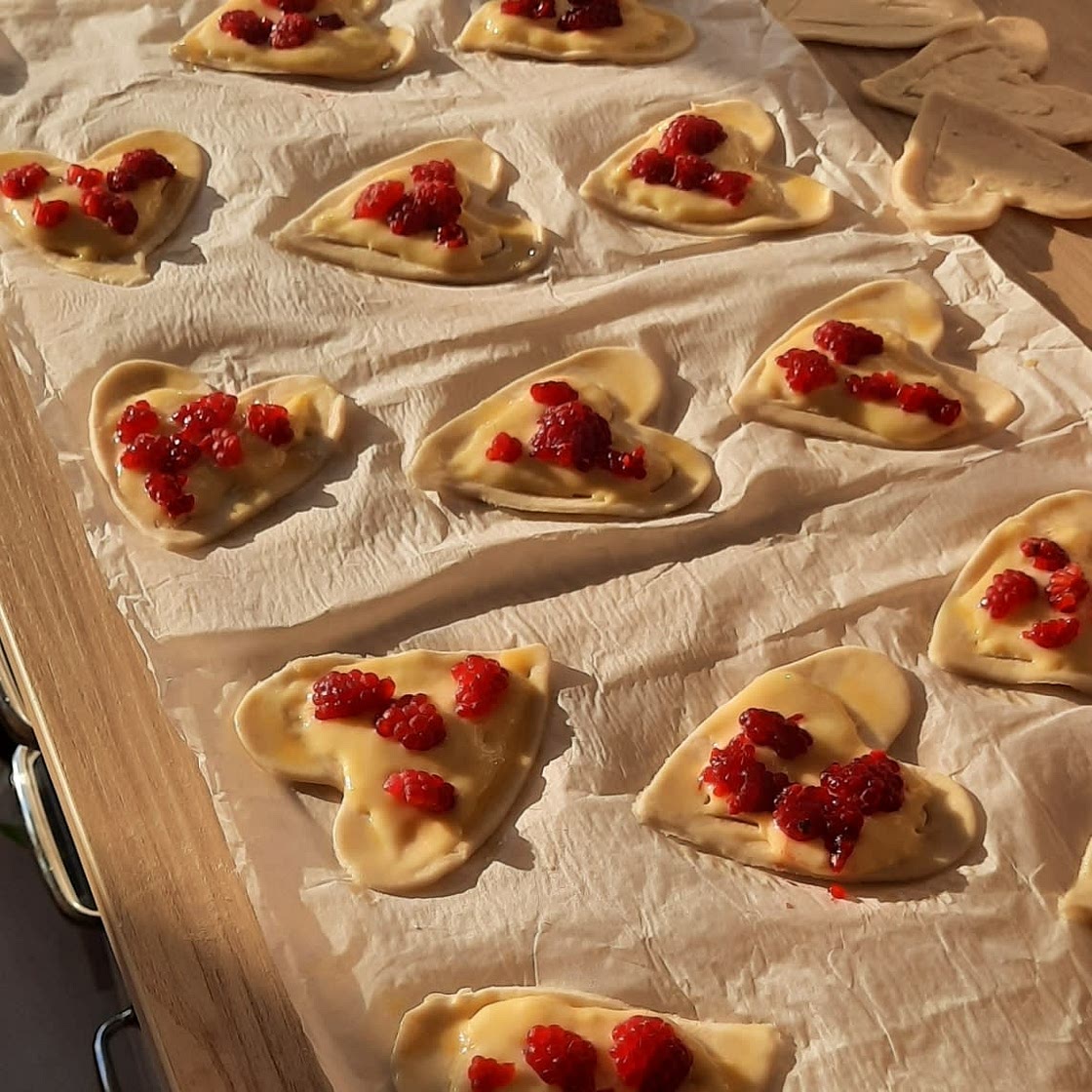 Cheese Heart Danishes