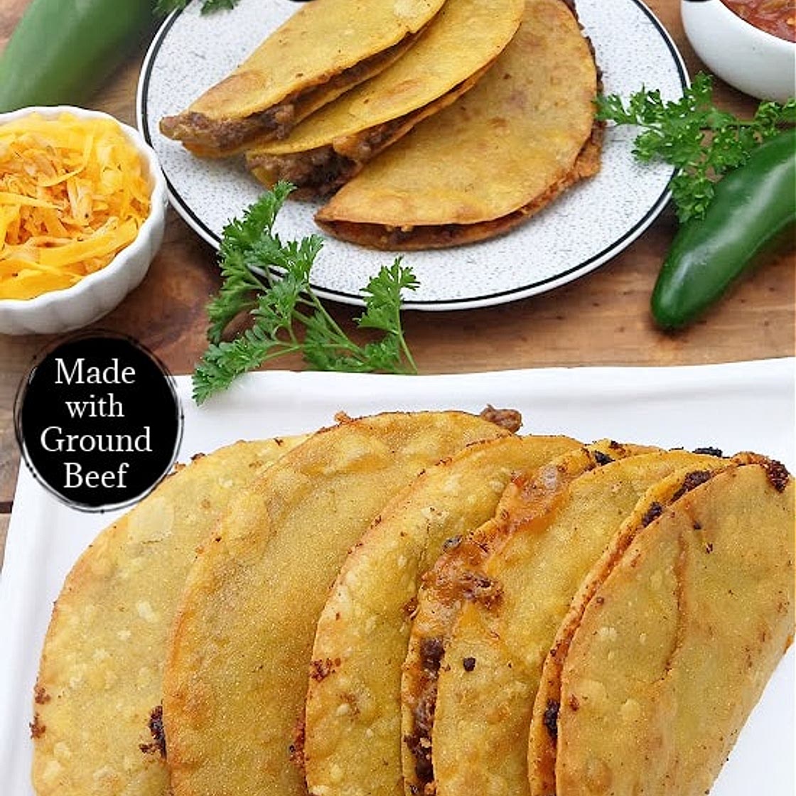 Tacos Dorados with Ground Beef