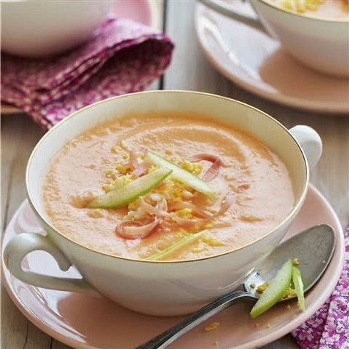 Salmorejo de manzana