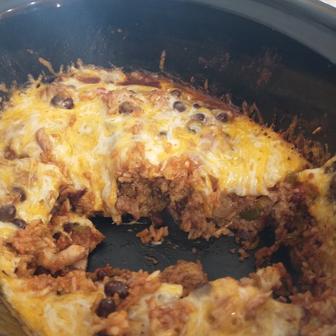 Dump and Go Chicken Taco Casserole
