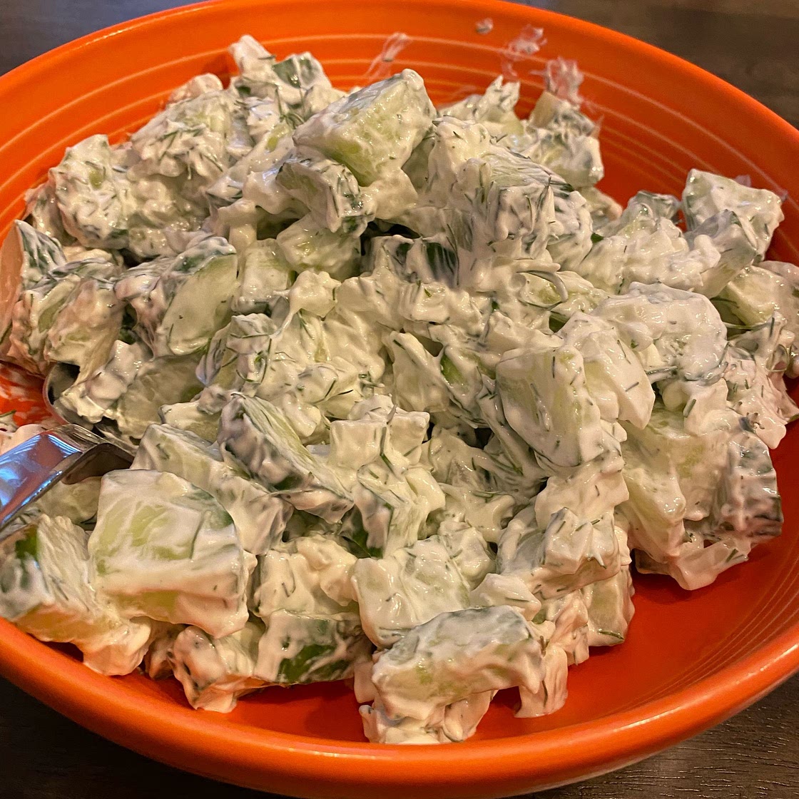 Creamy Cucumber Salad