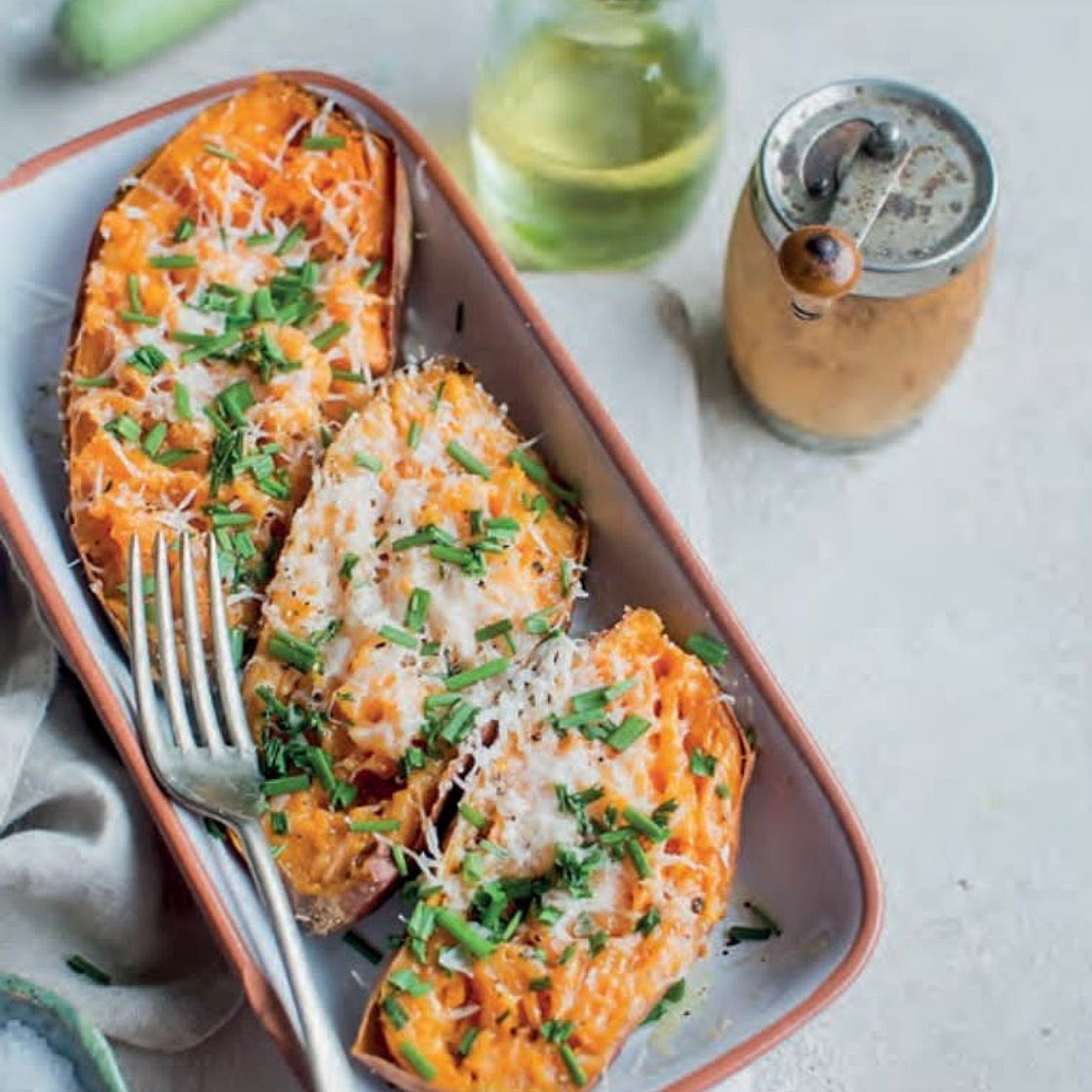 Jacket sweet potato with cheese