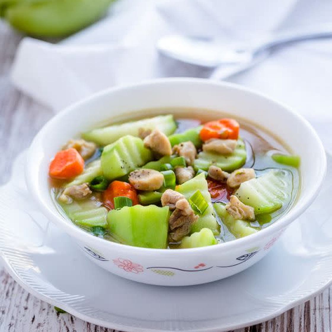 Chayote Chicken Soup