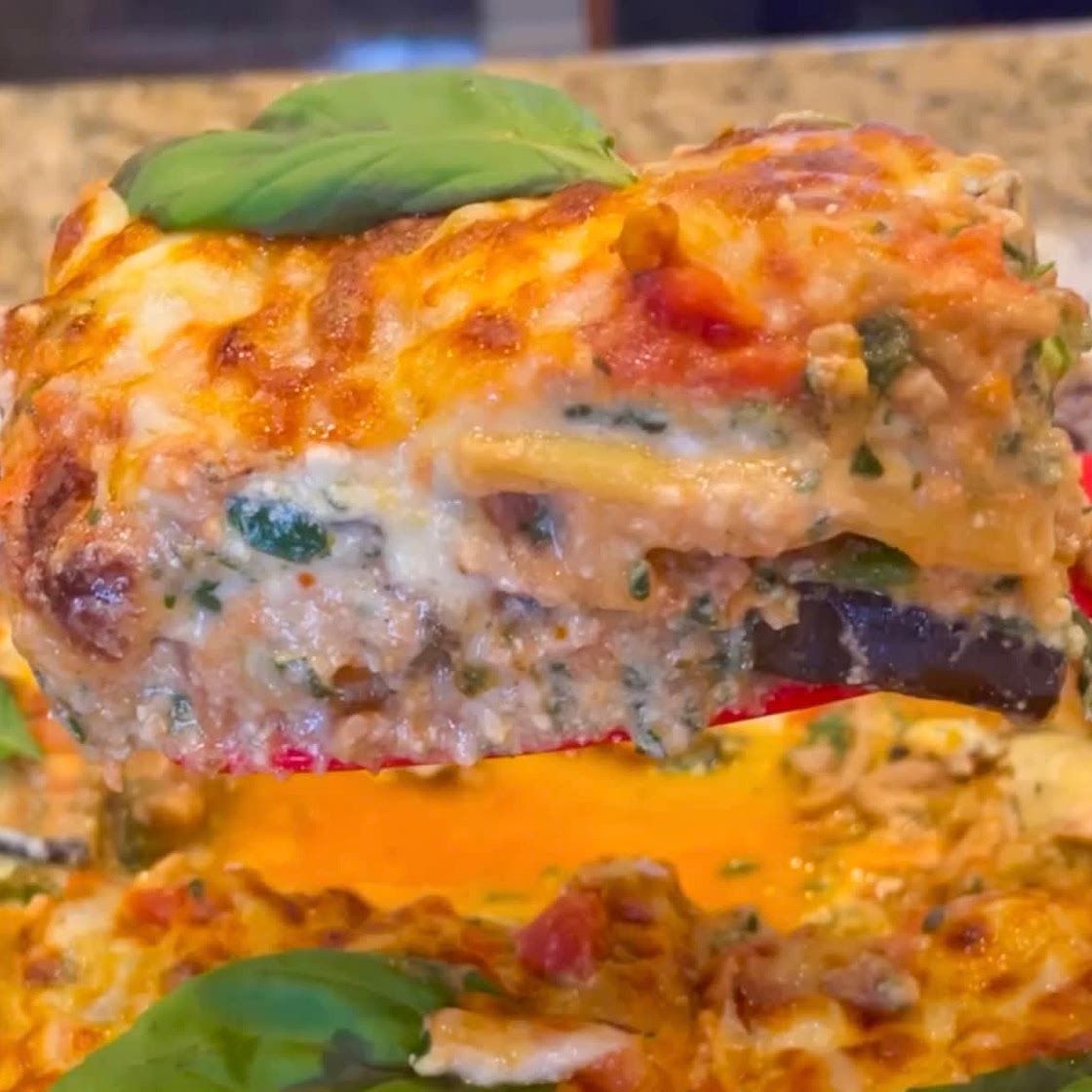 Low-Carb Eggplant Lasagna 