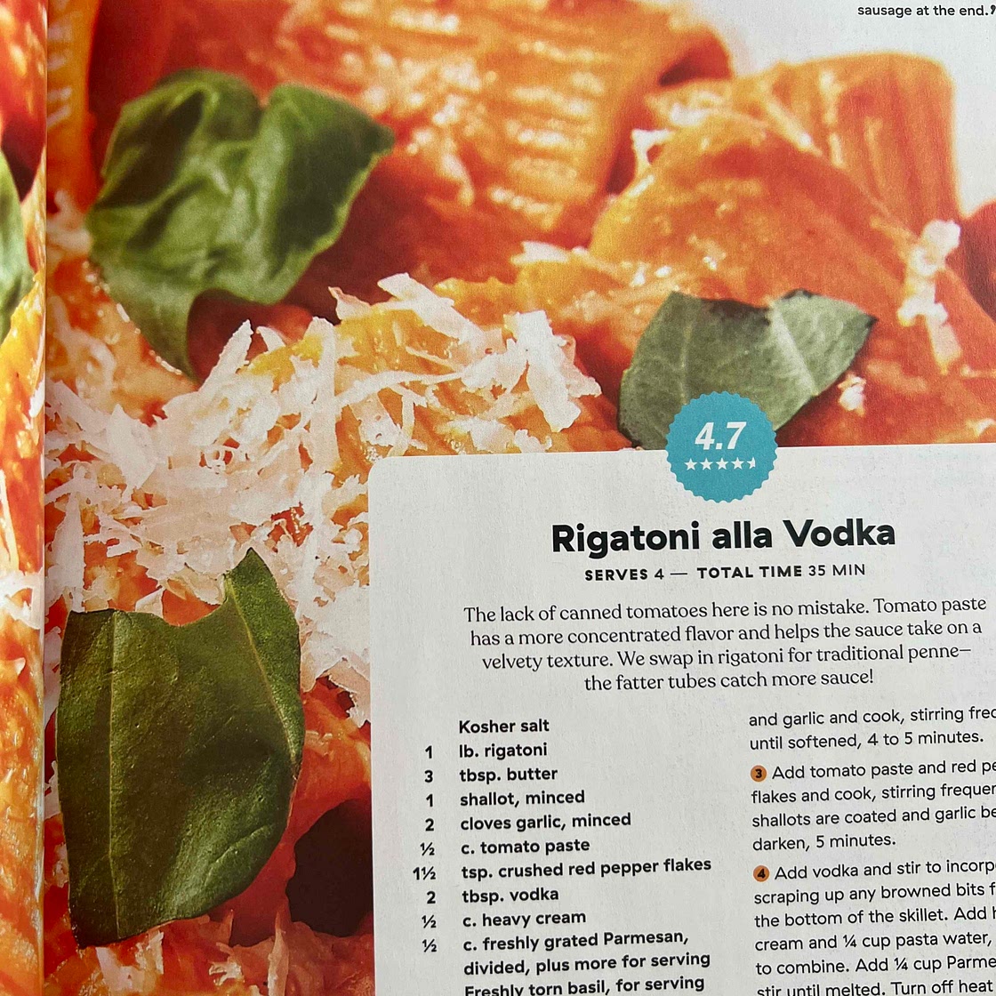 Rigatoni Alla Vodka (Delish) 