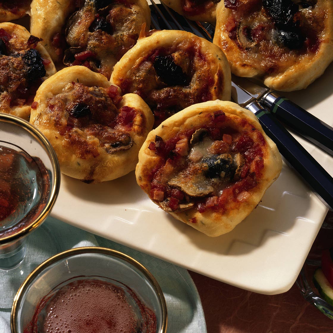 Würzige Mini-Pizzen
