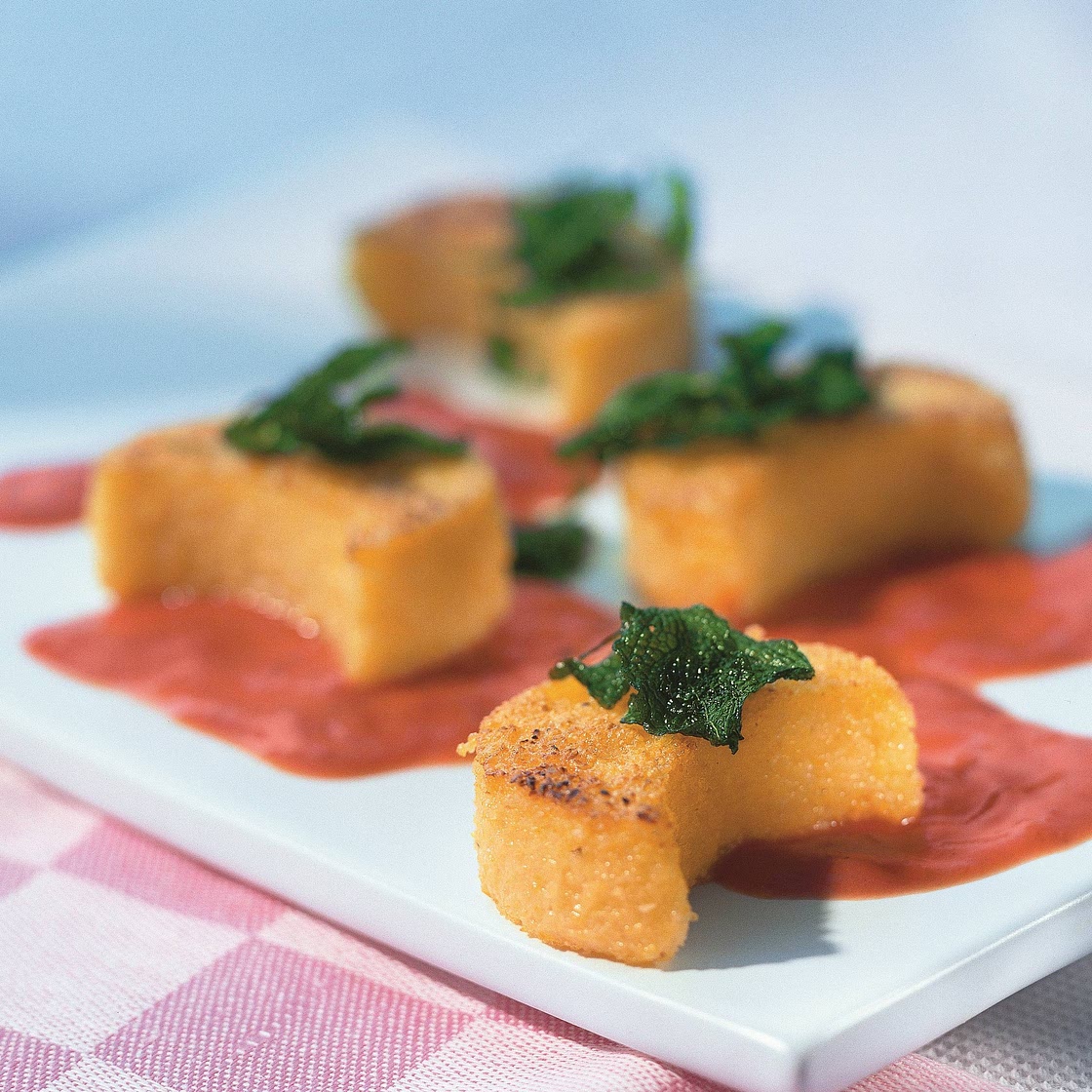 Polentaplätzchen