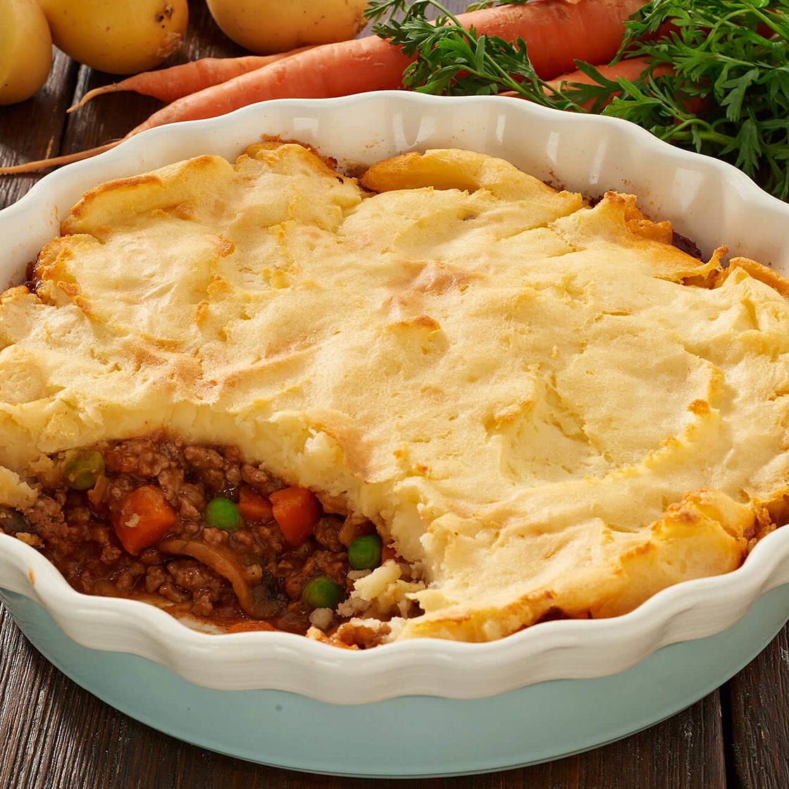 Shepherd's Pie (Hackfleischauflauf mit Kartoffelhaube)