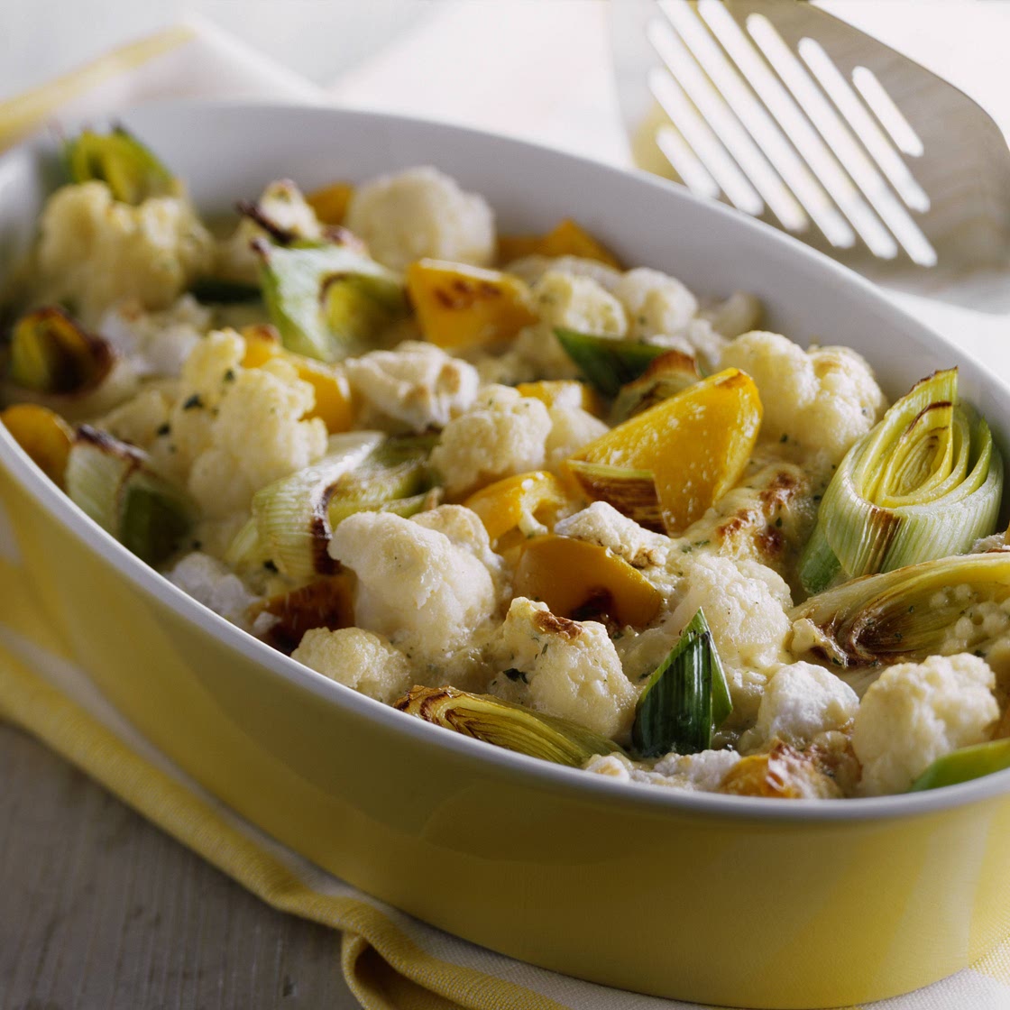 Blumenkohl-Käse-Gratin