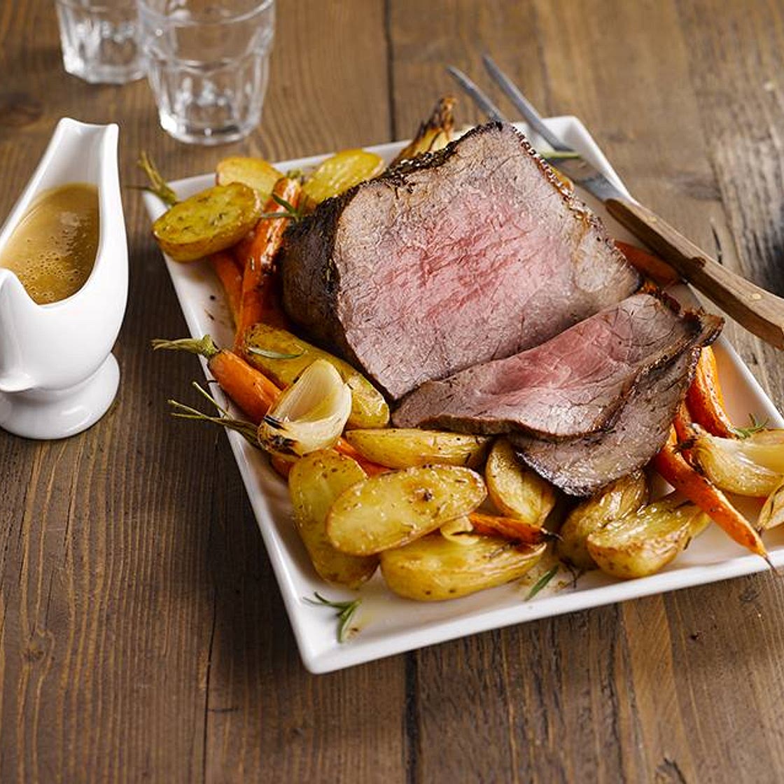 Roastbeef mit Kräuterkruste