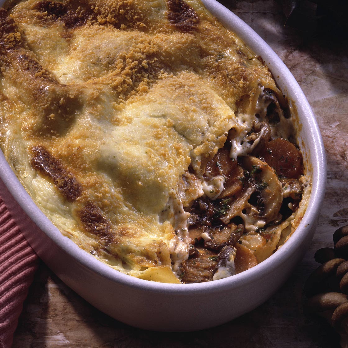 Lasagne mit Pilzfüllung