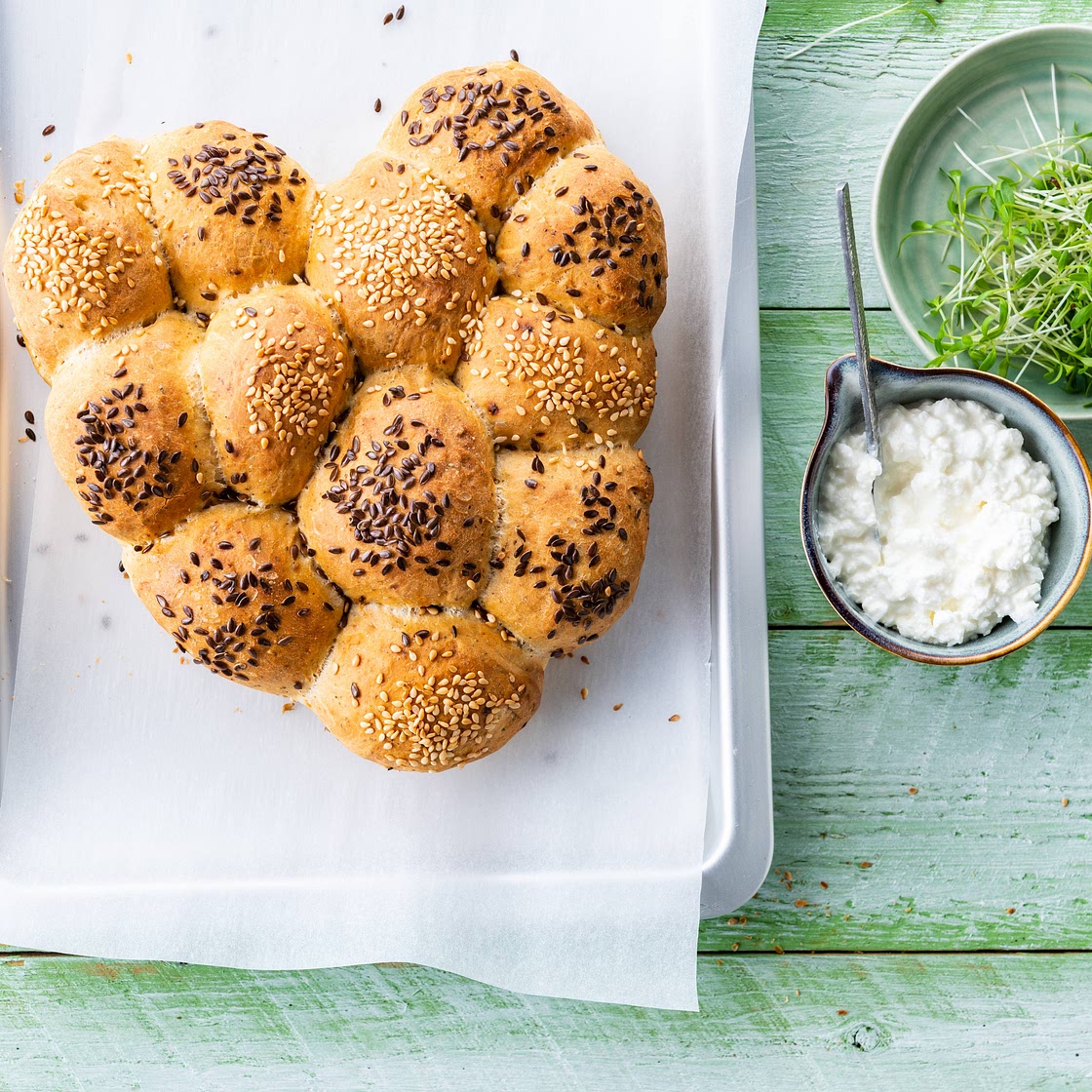 Vegane Muttertags Brötchen