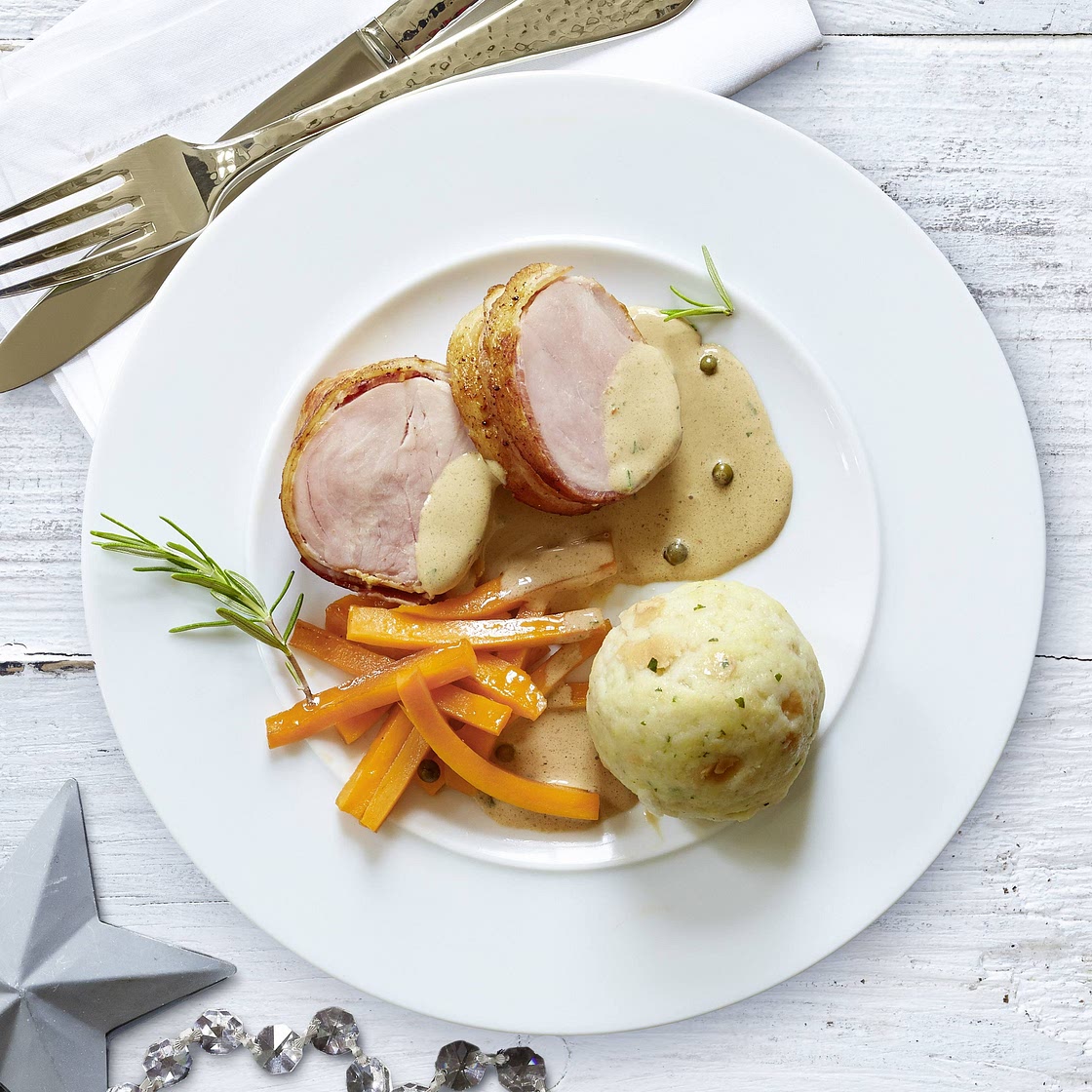 Schweinefilet im Speckmantel