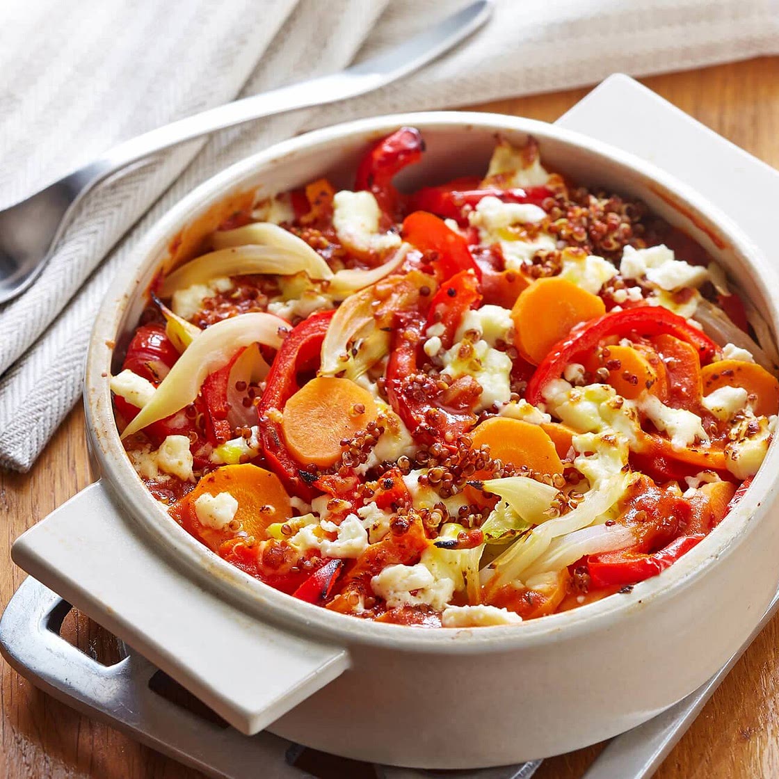 Gemüseauflauf mit Quinoa