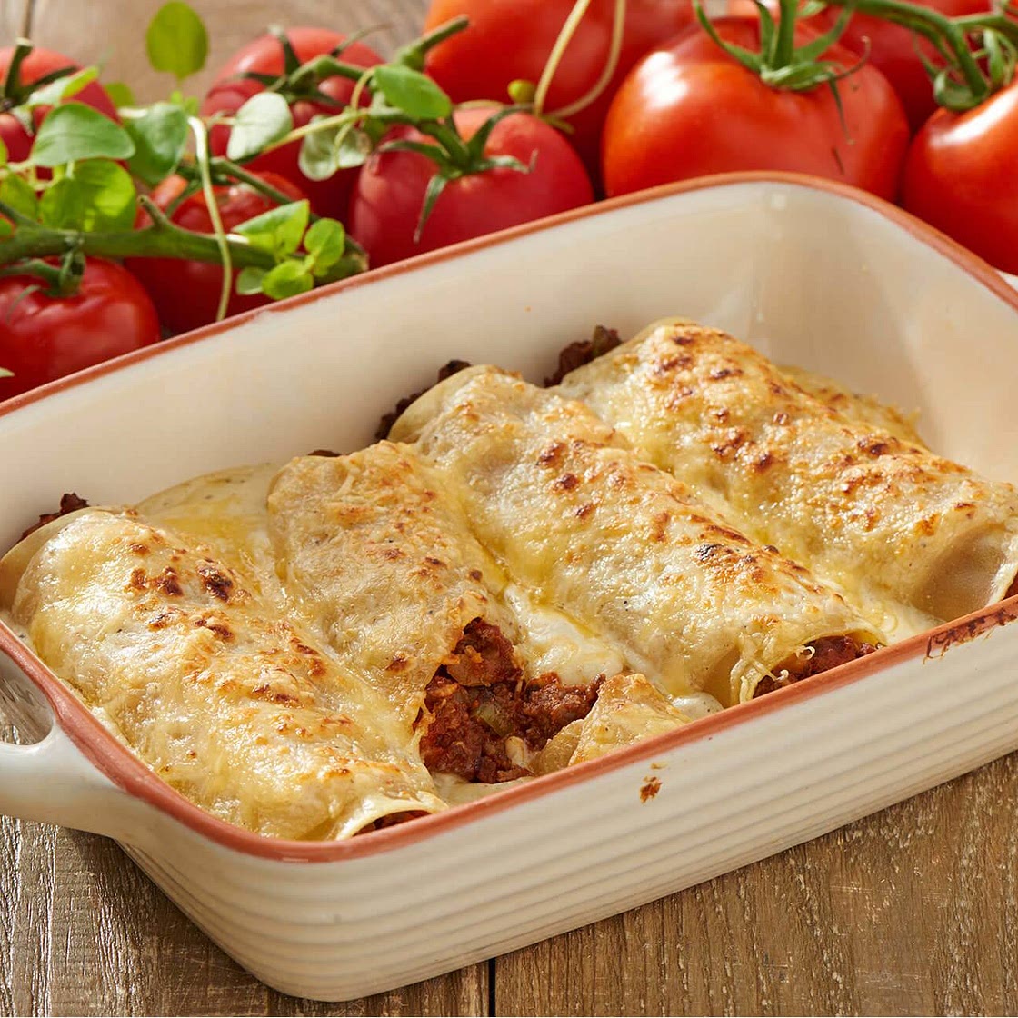 Cannelloni mit Hackfleisch